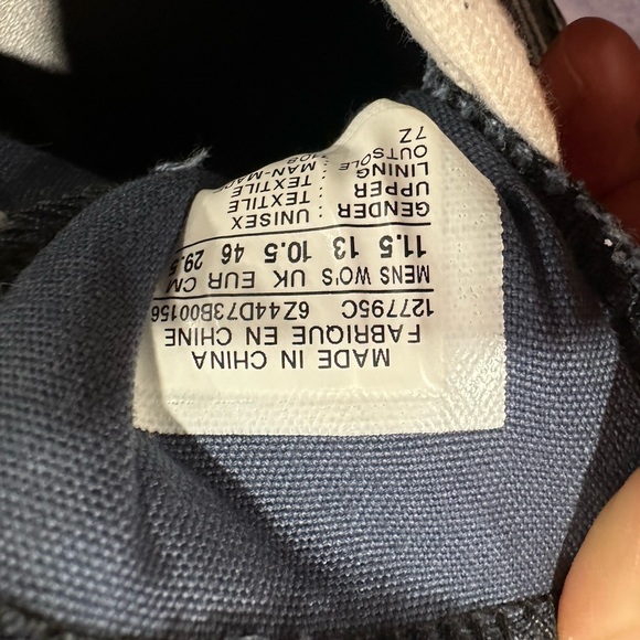 Converse  Jack Purcell  sneakers me s 11.5 good condition - Picture 10 of 10